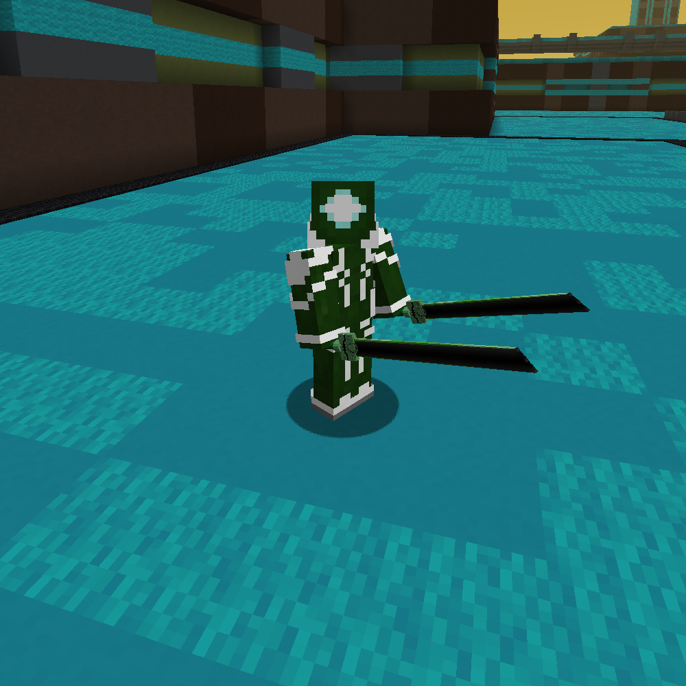 A Ninja's sabers