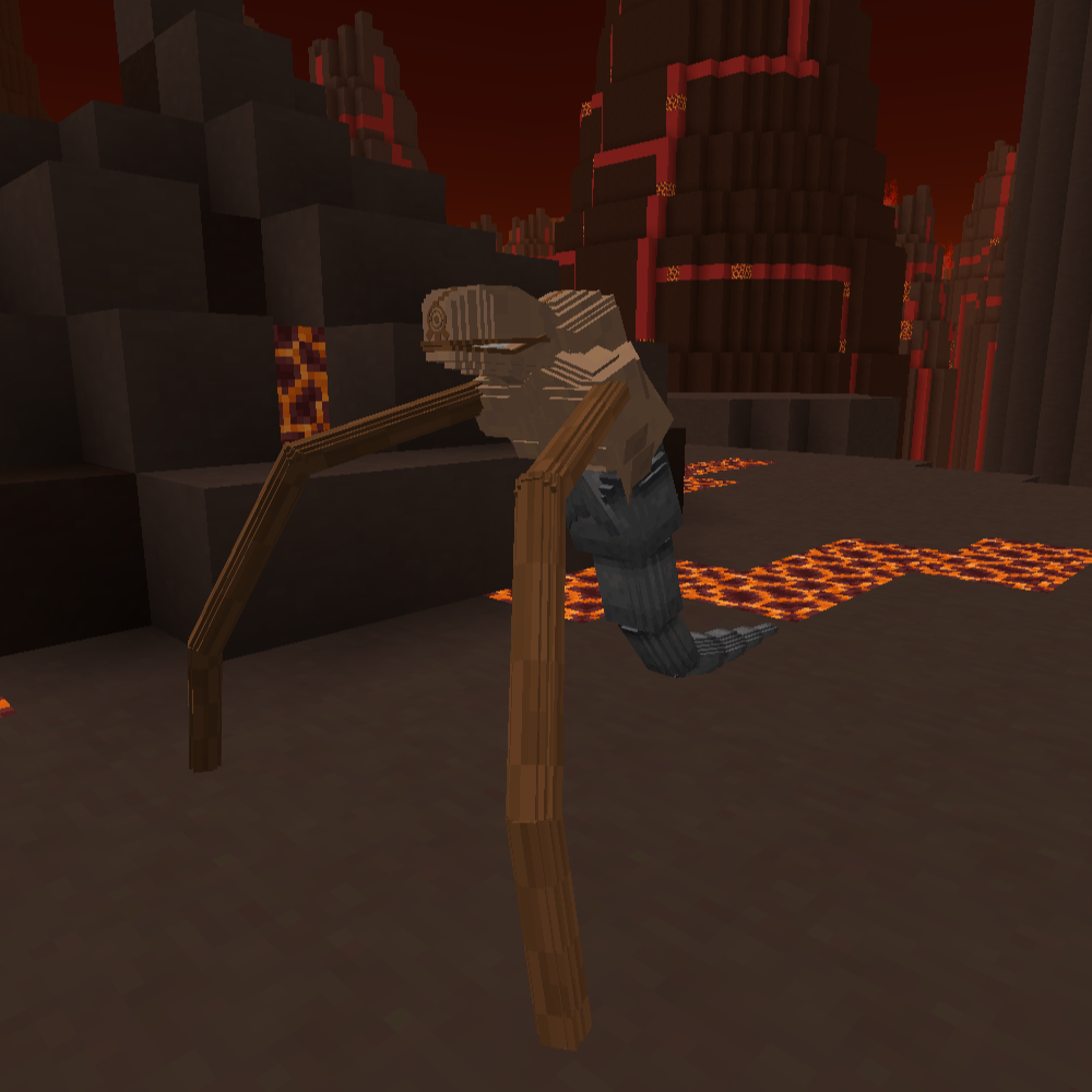 A Creeper in the Volcano Replika