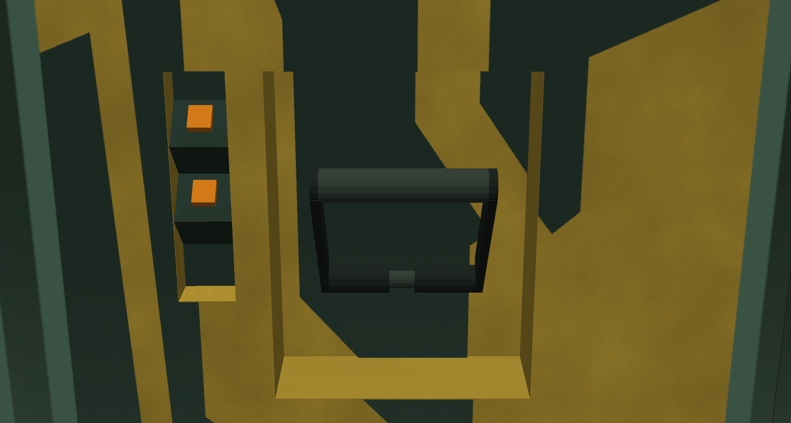 The activation lever.